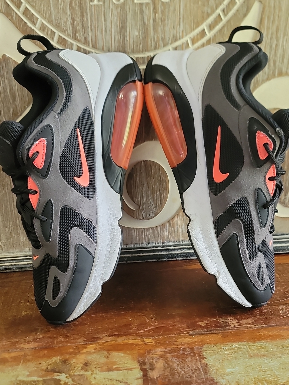 Nike Air Max 200 "Thunder Grey/Hot Punch" Wmns 9.5 Fast Shipping - Picture 3 of 13